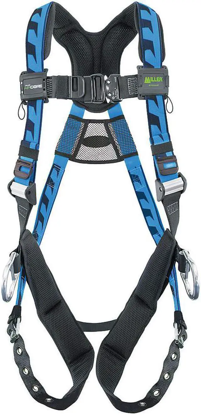 Alt view image 2 of 2 - HONEYWELL MILLER ACA-TB2/3XLBL AirCore(TM) Full Body Harness, 2XL/3XL, 400 lb.,