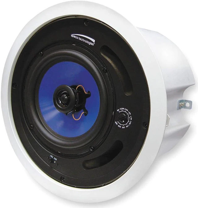 Alt view image 4 of 4 - SPECO SP6MAT 6.5" 25/70V SPEAKER W/BACK BOX