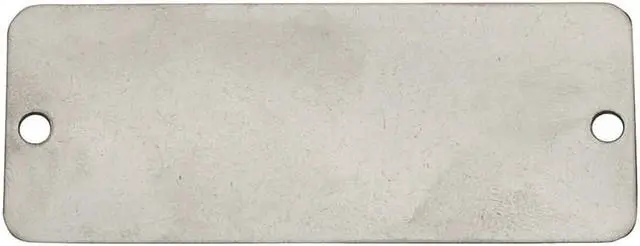 Main image of Blank Tag,Rectangle,Steel,PK25 C.H. HANSON 43112