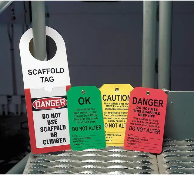 Main image of ACCUFORM TSS102PTP Caut Tag,5-7/8 x 3-3/8 In,Bk/Yel,PK25