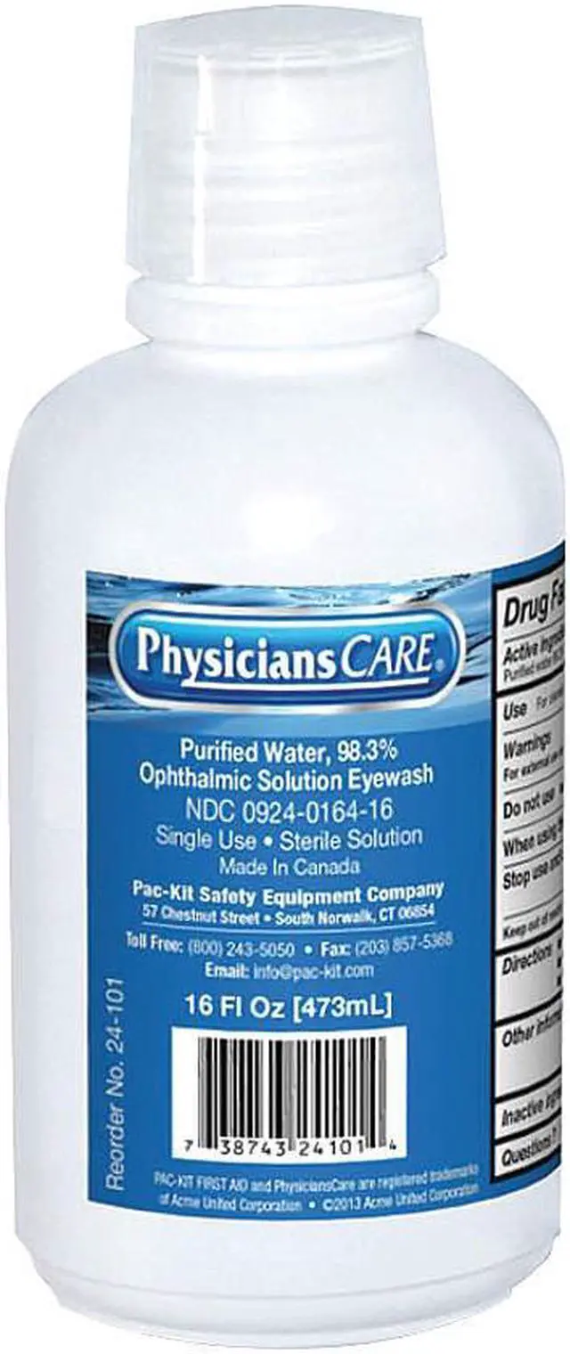 Alt view image 3 of 5 - Personal Eye Wash Bottle, 16 oz.