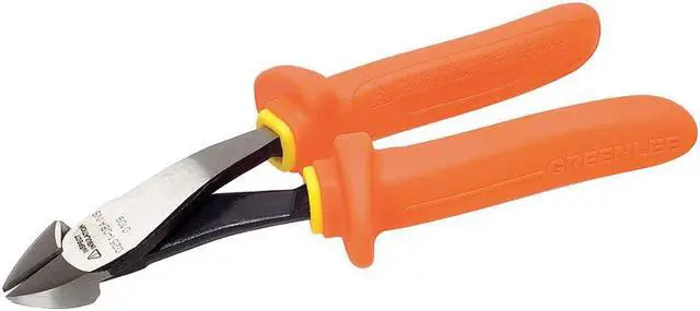 Alt view image 2 of 3 - Insulated Pliers, Diag, Cutter, 8-1/4 In L