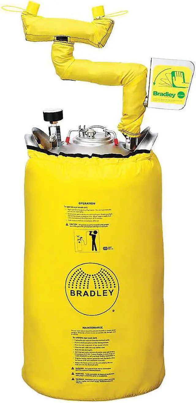 Alt view image 2 of 4 - BRADLEY S19-690H Portable Heated Eyewash Station, 10 gal.