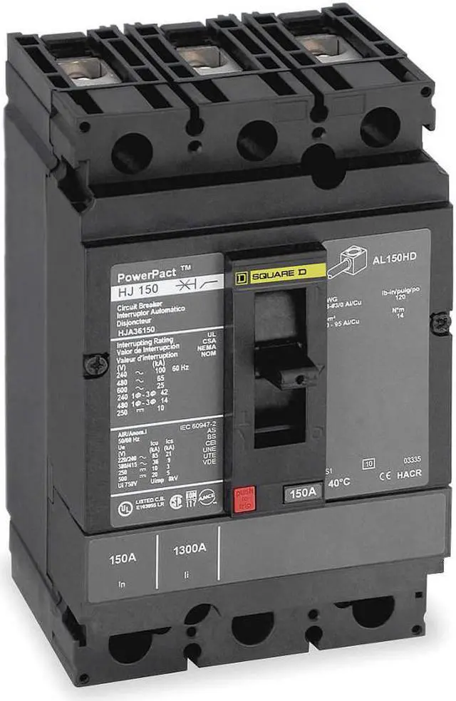 Main image of SQUARE D HDL36030 Molded Case Circuit Breaker, POWERPACT Series, 30A, 3 Pole,