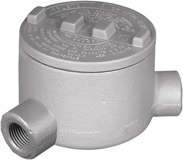Main image of APPLETON ELECTRIC GRN50 Conduit Outlet Body,Iron,N