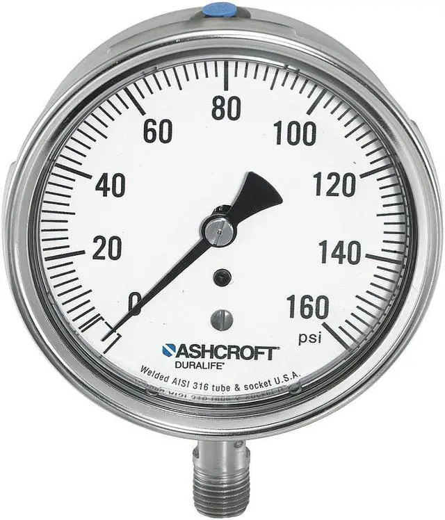 Main image of ASHCROFT 251009SW02L3000# Industrial Pressure Gauge, 0 to 3,000 psi, 2 1/2 in