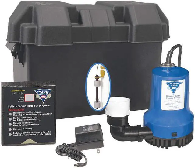 Alt view image 2 of 2 - PRO SERIES PUMPS PHCC-1000 Pump,Battery Backup