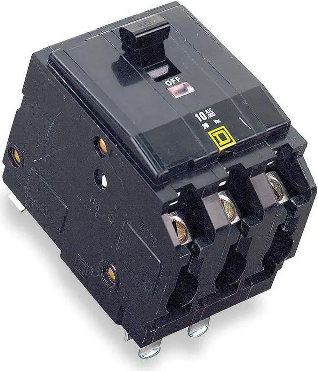 Alt view image 3 of 3 - SQUARE D QO315 Miniature Circuit Breaker, QO Series, 15A, 3 Pole, 120/240V AC,