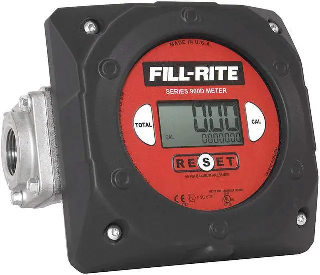 Alt view image 2 of 2 - FILL-RITE 900CD Meter,Digital, 1 In,6 to 40 GPM