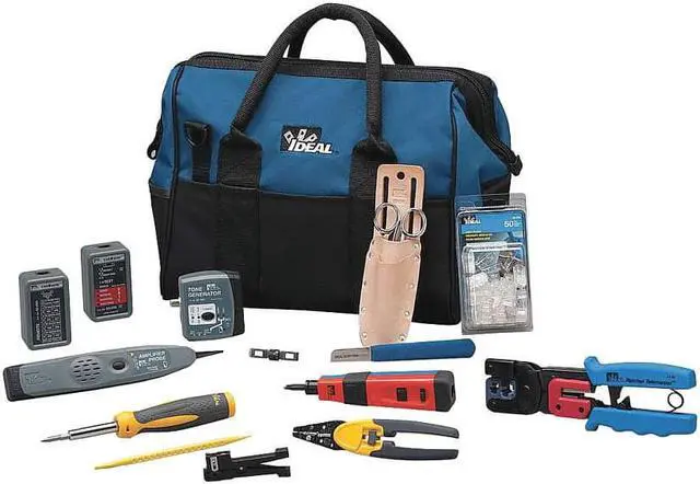 Alt view image 3 of 4 - IDEAL 33-706 Communications Tool Kit,No. of Pcs. 11