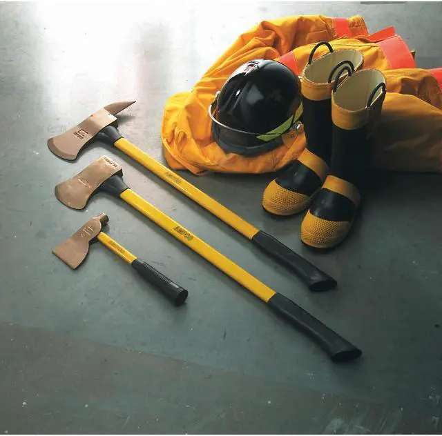 Alt view image 2 of 3 - AMPCO SAFETY TOOLS H-90FG Hatchet, Nonsparking, Nonmagnetic