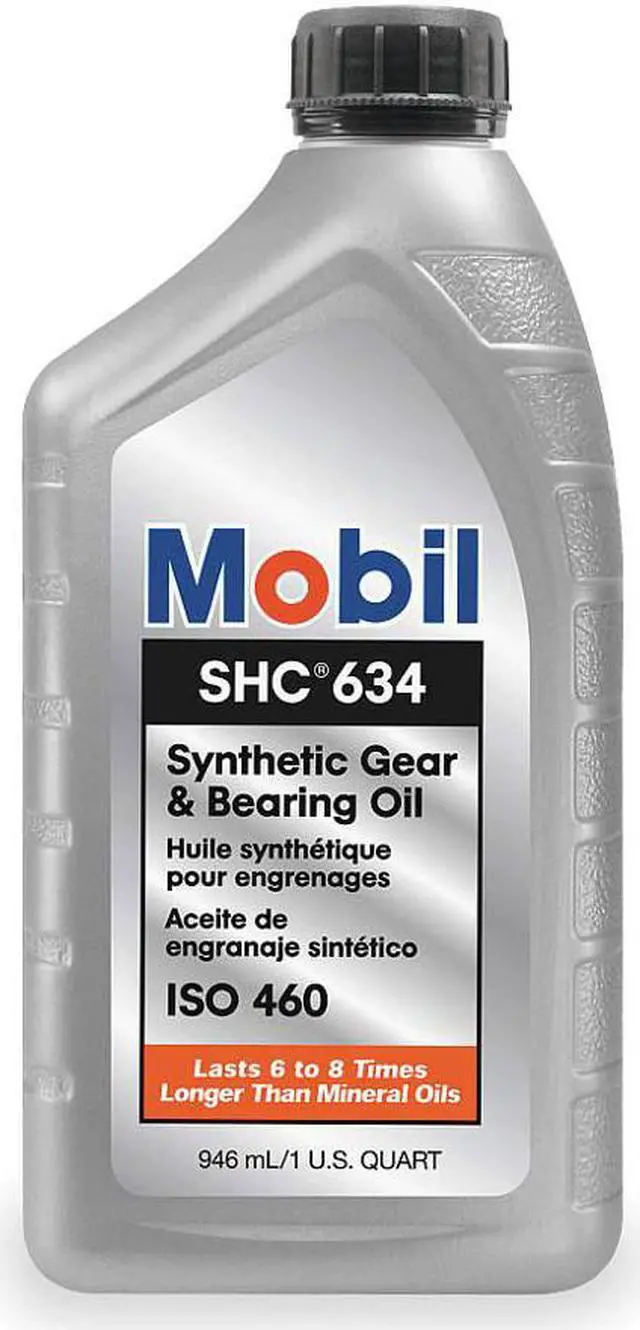 Alt view image 2 of 3 - MOBIL 123018 Gear Oil, Bottle, 1 qt, SHC 634, 460, Orange
