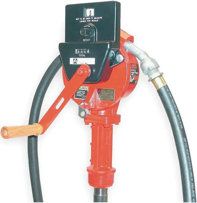 Alt view image 2 of 2 - FILL-RITE FR112AC Hand Drum Pump, Rotary, 3/4In FNPT