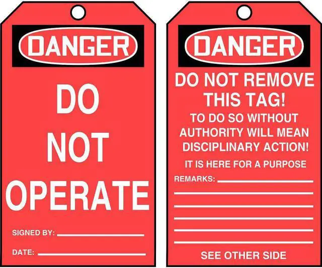 Alt view image 2 of 2 - ACCUFORM TAR142 Danger Tag By The Roll,6-1/4 x 3,PK250