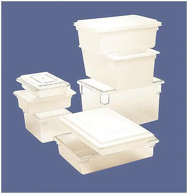 Alt view image 2 of 3 - RUBBERMAID COMMERCIAL FG352800WHT Food Box Food/Tote Box, White, Polyethylene
