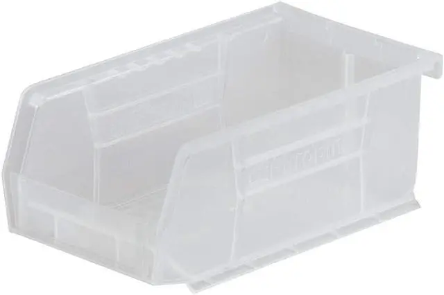 Main image of AKRO-MILS 30220SCLAR Hang & Stack Storage Bin, Plastic, 4-1/8 in W x 3 in H x