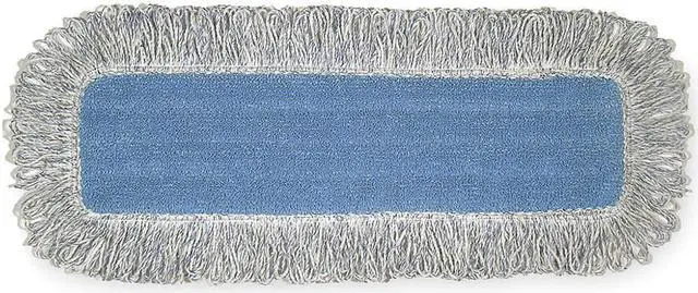 Alt view image 2 of 3 - RUBBERMAID COMMERCIAL FGQ41600BL00 18 in Quick Change Mop Pad, Blue, No Handle