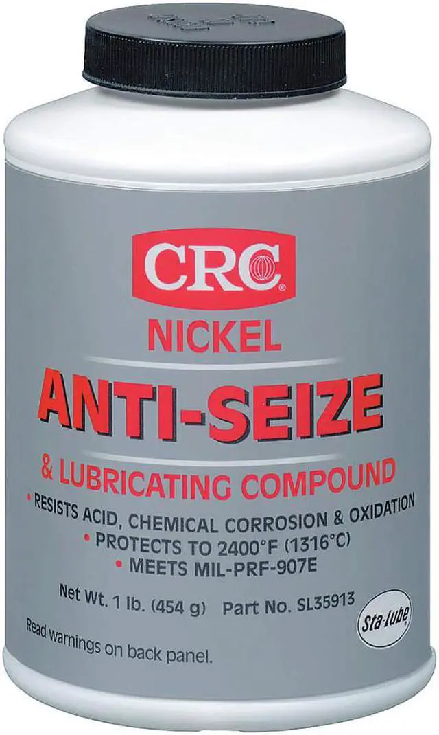 Alt view image 2 of 4 - CRC SL35913 Anti-Seize,16 oz,Nickel,Brush Top
