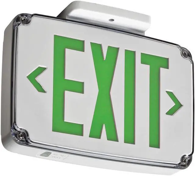 Alt view image 2 of 2 - LITHONIA LIGHTING WLTE W 1 G ACUITY LITHONIA Thermoplastic LED Exit Sign