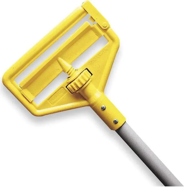 Alt view image 2 of 4 - RUBBERMAID COMMERCIAL FGH115000000 Mop Handle,Slide-On, Side Gate, 54 in L,