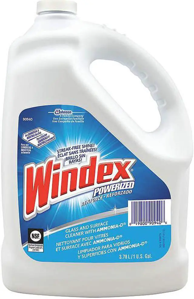 Alt view image 3 of 13 - WINDEX 696503 Liquid Glass and Surface Cleaner, 1 gal., Blue, Unscented, Jug