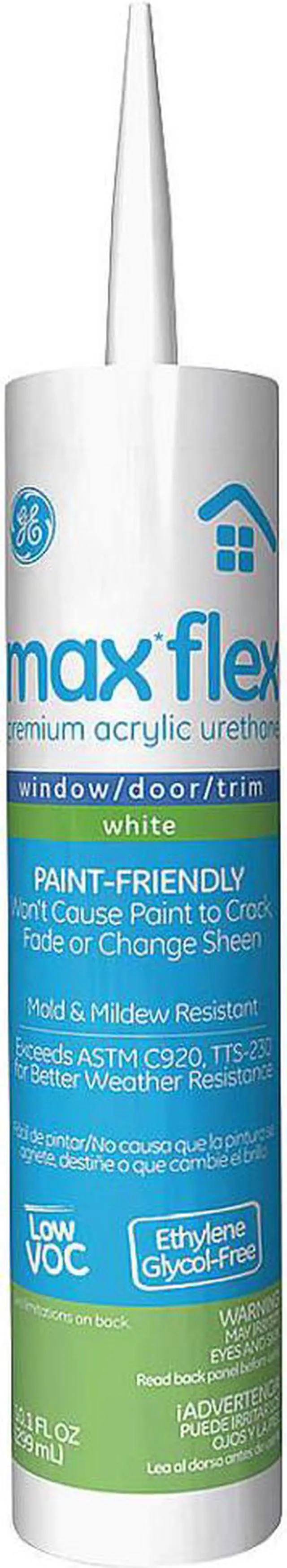 Alt view image 3 of 4 - GE 2863841 Acrylic Latex Sealant, 10 oz, Cartridge, White, Acrylic Latex Base,