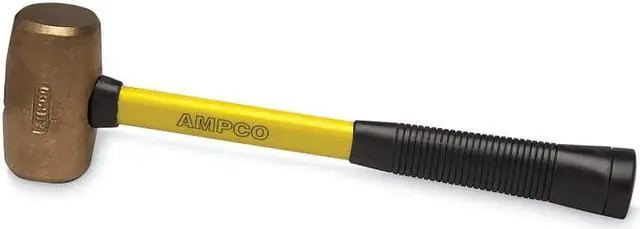Alt view image 2 of 3 - AMPCO SAFETY TOOLS M-1FG Nonsparking Mallet,32 oz.,14 In. L