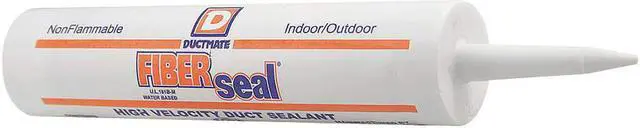 Alt view image 2 of 2 - DUCTMATE GRFIBERSEALT Acrylic Latex Sealant, 10.5 oz, Cartridge, Gray, Acrylic