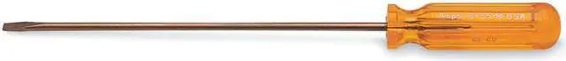 Main image of AMPCO SAFETY TOOLS S-55 Non-Sparking Slotted Screwdriver 3/16 in Round