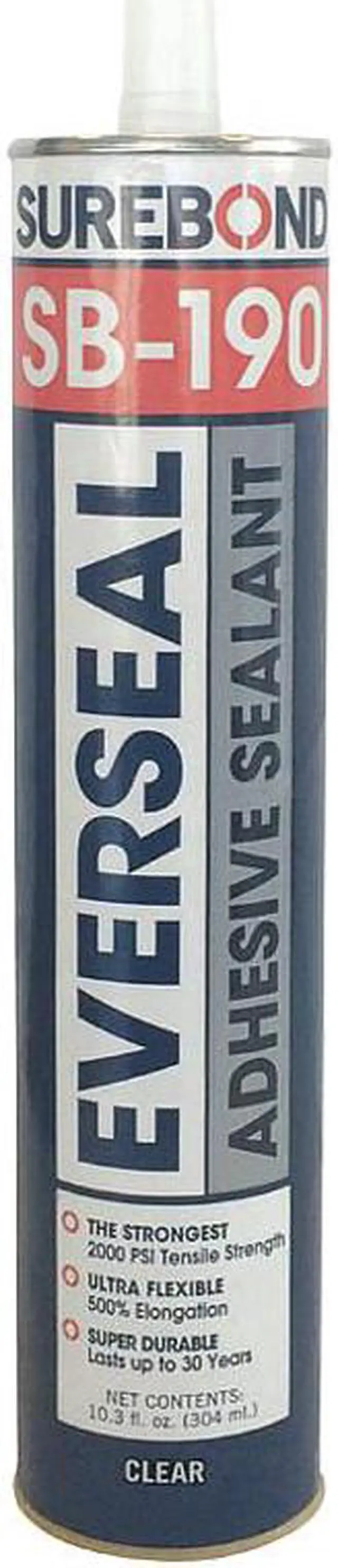 Alt view image 3 of 3 - SUREBOND SB-190 Hybrid Sealant, 10 oz, Cartridge, Clear, Hybrid Base, SB-190