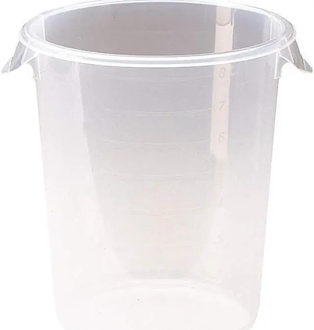 Main image of RUBBERMAID COMMERCIAL FG572724CLR Round Storage Container, 18 qt.
