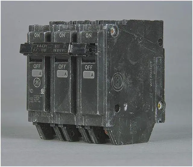 Alt view image 2 of 3 - GE THHQL32020 Miniature Circuit Breaker, THHQL Series, 20A, 3 Pole, 240V AC,