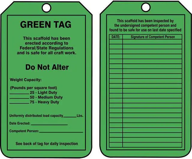 Alt view image 2 of 2 - ACCUFORM TRS209CTP Status Alert Tag,5-3/4 x 3-1/4,PK25