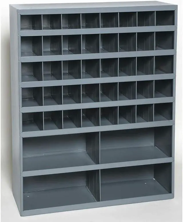 Main image of DURHAM MFG 398-95 Prime Cold Rolled Steel Pigeonhole Bin Unit , 12 in D x 42 in