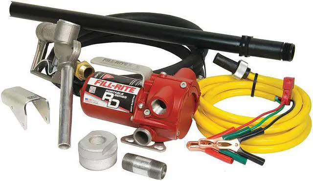 Alt view image 2 of 8 - FILL-RITE RD812NP Fuel Transfer Pump, 12VDC, 8 GPM, 1/6 HP, Cast Iron, 3/4" NPT
