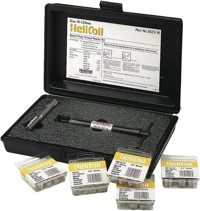 Alt view image 3 of 3 - HELI-COIL 5523-14 Thread Repair Kit,304 SS,M14X1.25,Pcs 30