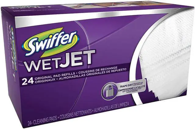 Alt view image 2 of 8 - SWIFFER 08443 Refill Mopping Pads, White, Synthetic, PK4