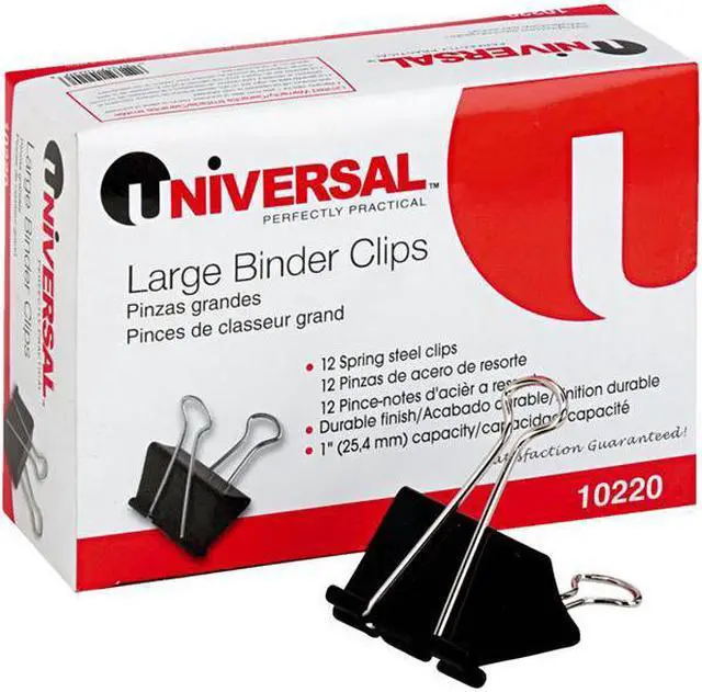 Alt view image 4 of 5 - United Stationers UNV10220 Binder Clip