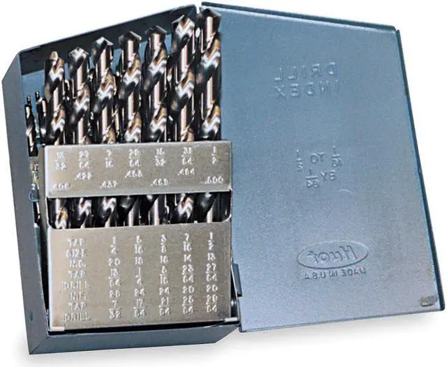 Alt view image 2 of 2 - CHICAGO-LATROBE 57719 29PC 135 Degree Heavy-Duty Screw Machine Lngth Drill Set