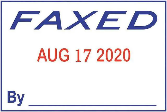 Alt view image 3 of 5 - 2000PLUS 038863 Message Date Stamp,4 Bands, Faxed