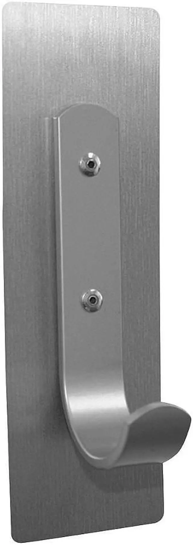 Alt view image 2 of 2 - MAGNA VISUAL HBH-5 Magnetic Coat Hook,2 in. W,Satin Steel