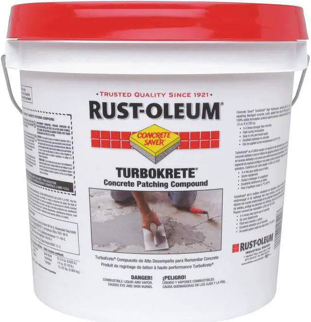 Alt view image 4 of 9 - RUST-OLEUM 253479 Gray Small Concrete Patching Compound Kit