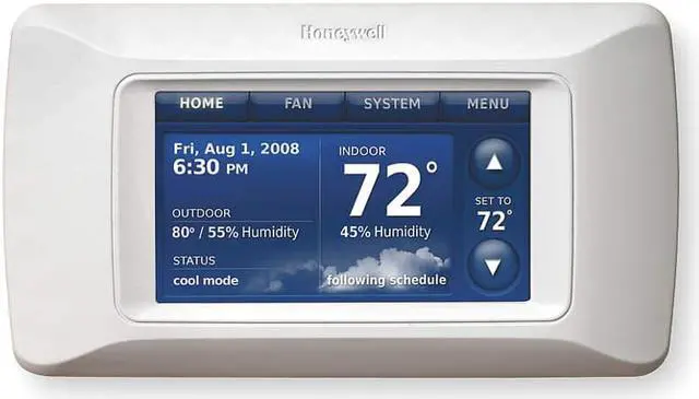 Alt view image 3 of 6 - HONEYWELL THX9421R5021WW/U Wireless Thermostat, 7 Programmable