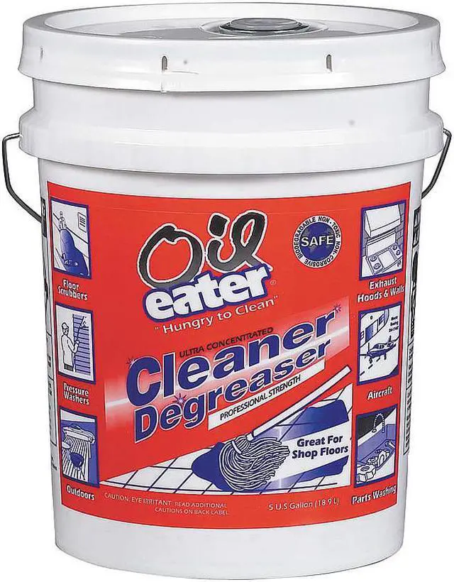 Alt view image 2 of 8 - OIL EATER AOD5G35438 Cleaner Degreaser,Water-Based,5 Gal
