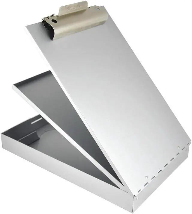 Alt view image 2 of 8 - SAUNDERS 21018 8-1/2" x 14" Clipboard 1", Silver