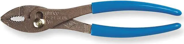 Alt view image 2 of 2 - AMPCO SAFETY TOOLS P-31 Nonsparking Slip Joint Pliers,8 In