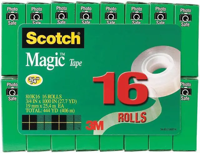 Alt view image 3 of 11 - Office Tape,Matte Acetate,PK16 SCOTCH 810K16