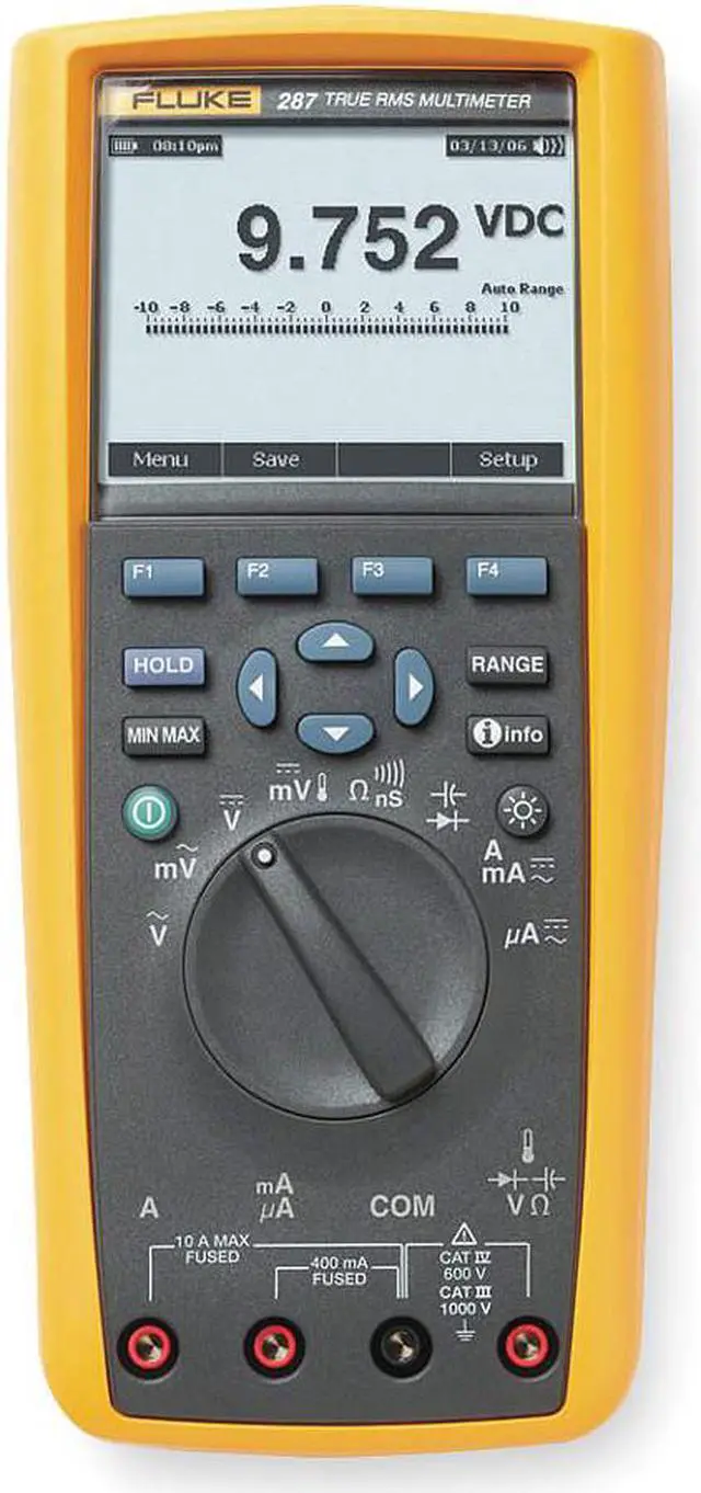 Alt view image 2 of 10 - FLUKE FLUKE-287 Digital Multimeter, 1,000 V Max DC, 0 V Max AC, TRMS, 50,000