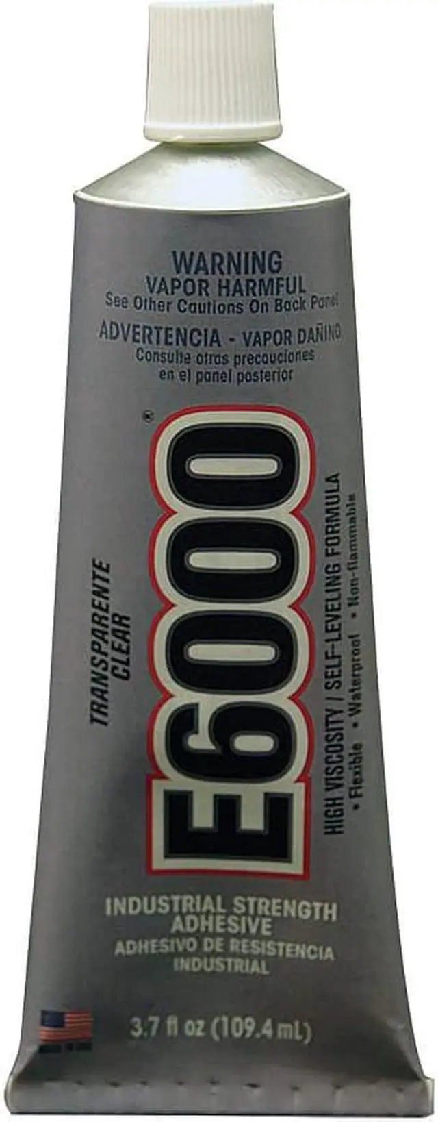 Alt view image 2 of 2 - ECLECTIC PRODUCTS 220011 Adhesive, E6000 High Viscosity Series, Clear, 3.7 oz,