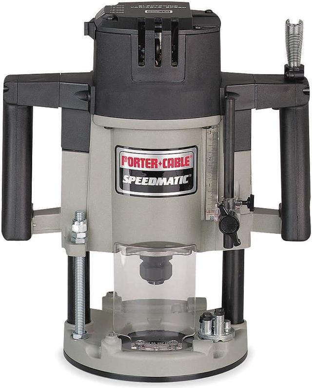 Alt view image 6 of 6 - Porter-Cable 7539 Speedmatic 3 1/4 Peak HP Five-Speed Plunge Router